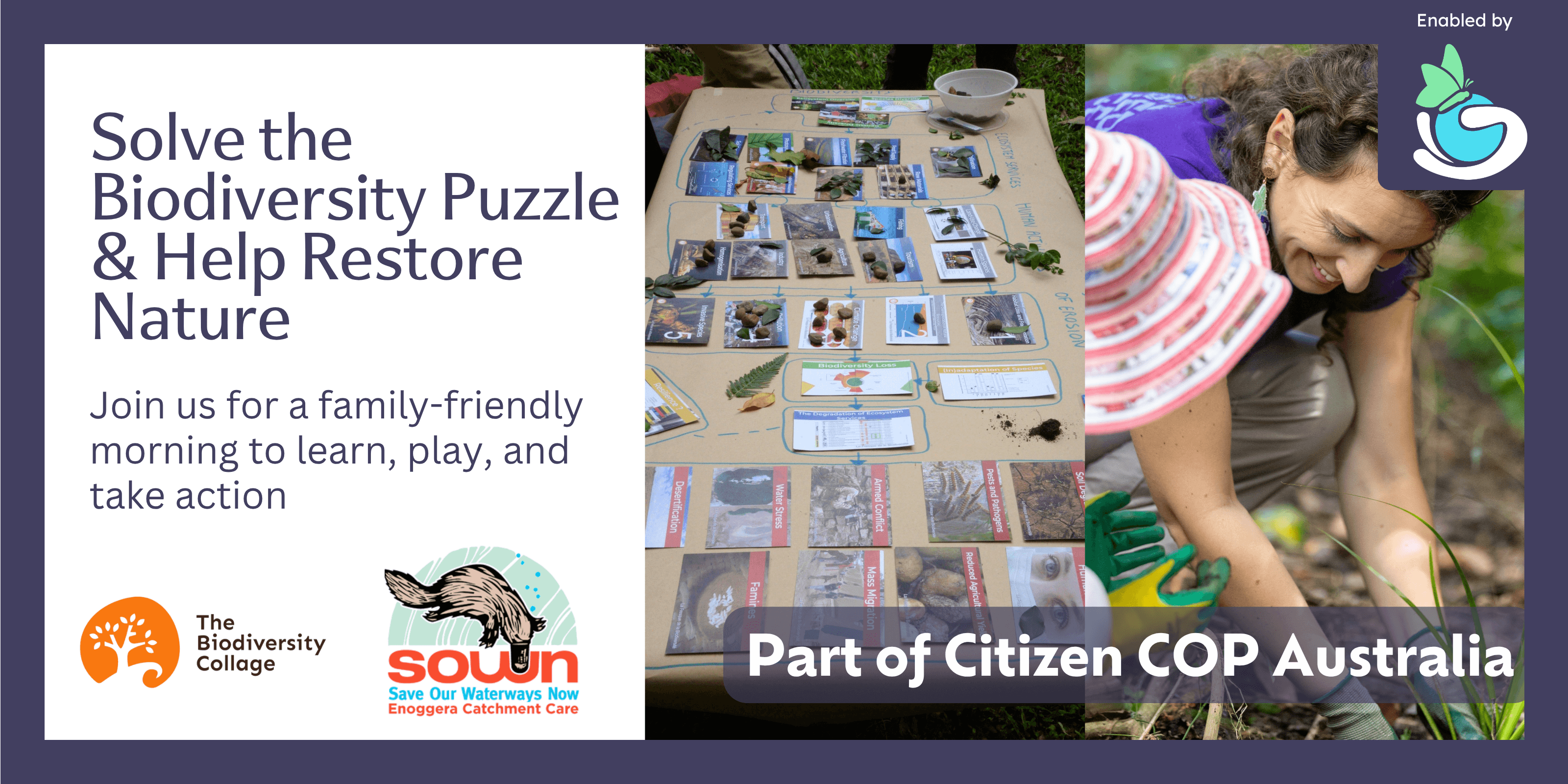 Solve The Biodiversity Puzzle & Help Restore Nature Brisbane - Citizen COP 2026